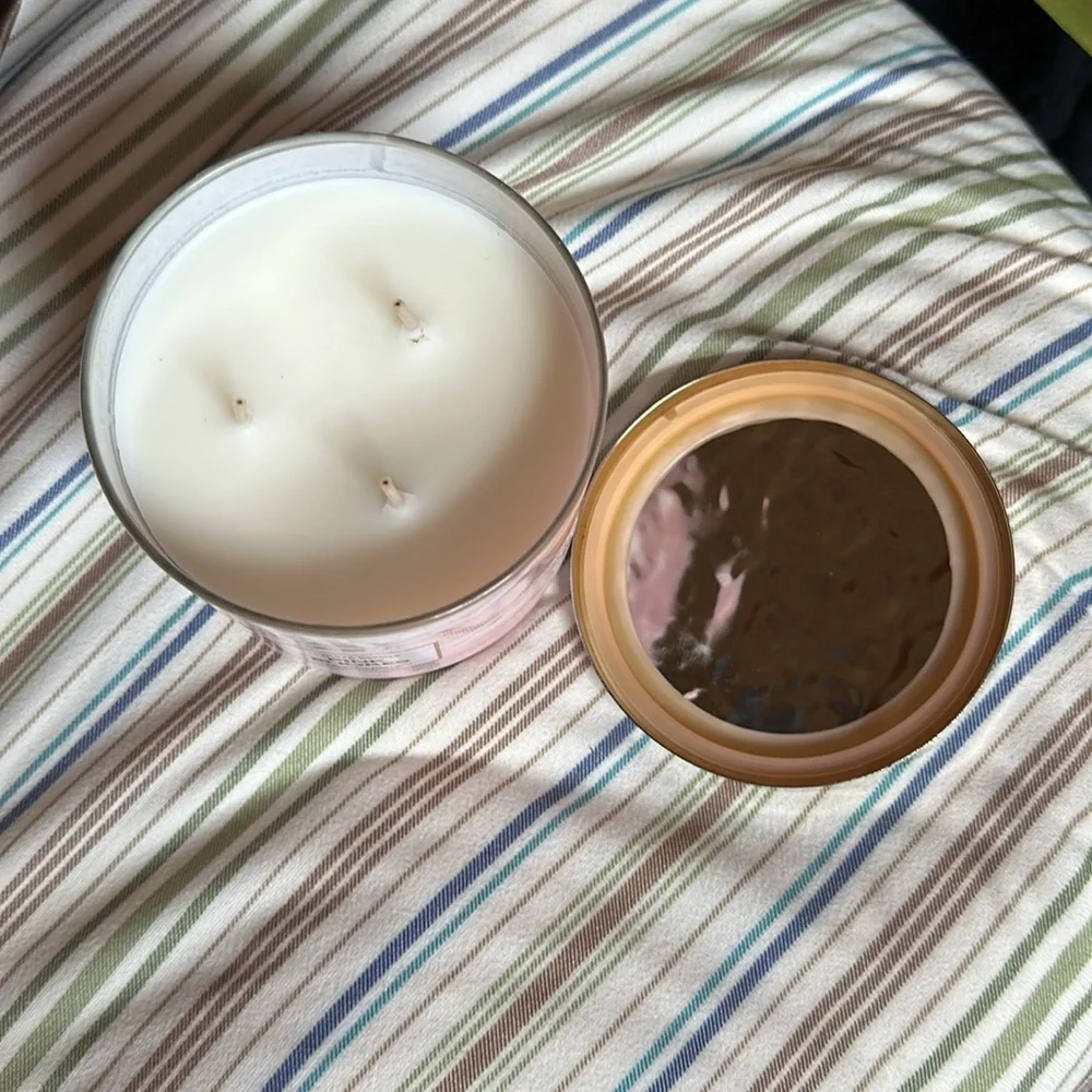 White Barn Pink Shores 3 Wick Candle